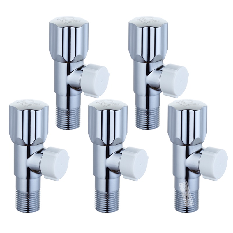 潜水艇(Submarine)F204-5 角阀套装冷热水通用,陶瓷阀芯 国标4分口三角阀 八字阀