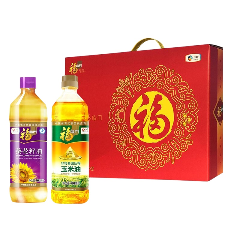 中粮福临门营养油组合 900ml*2