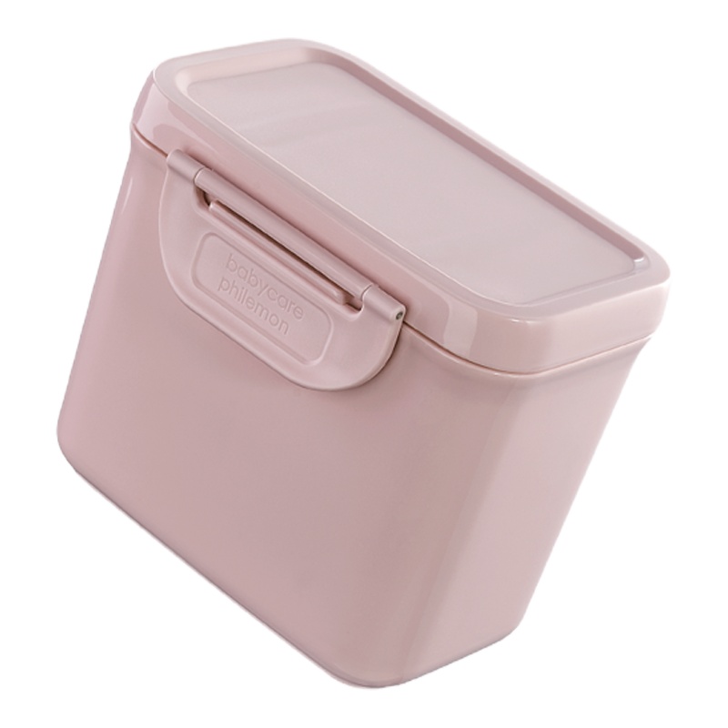 babycare奶粉盒便携外出 婴儿大容量多功能奶粉分装盒 宝宝奶粉格 樱粉520ml 1620