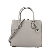 MICHAEL KORS 迈克·科尔斯 MK女包 欧美时尚MERCER系列灰色皮革女士手提单肩斜挎包