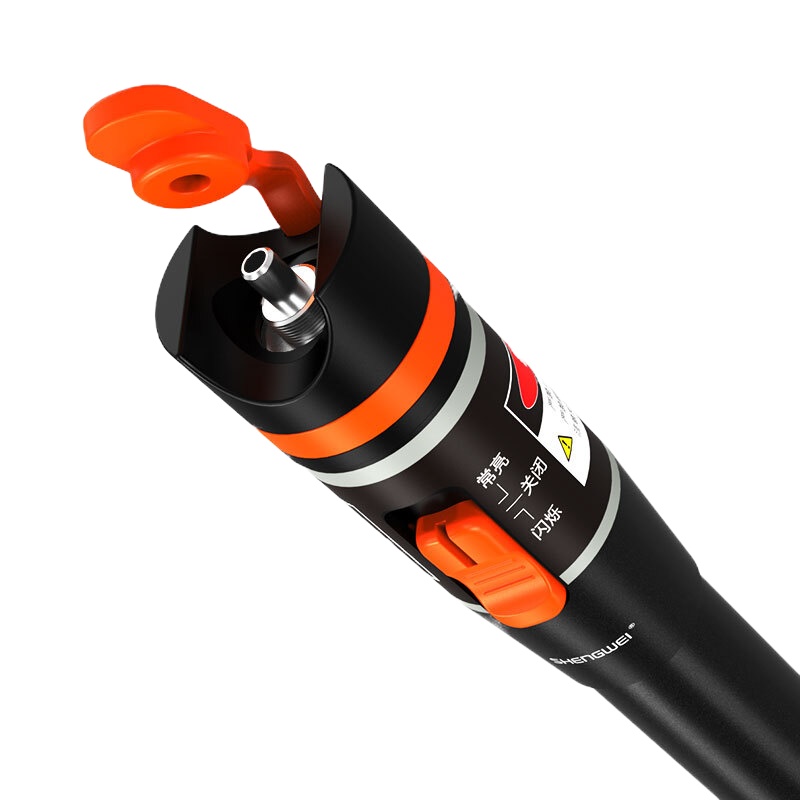 胜为(shengwei)红光光纤测试笔 10mW镭射红光源测试仪 10公里通光笔/打光笔 SC/FC/ST接头冷接子通用