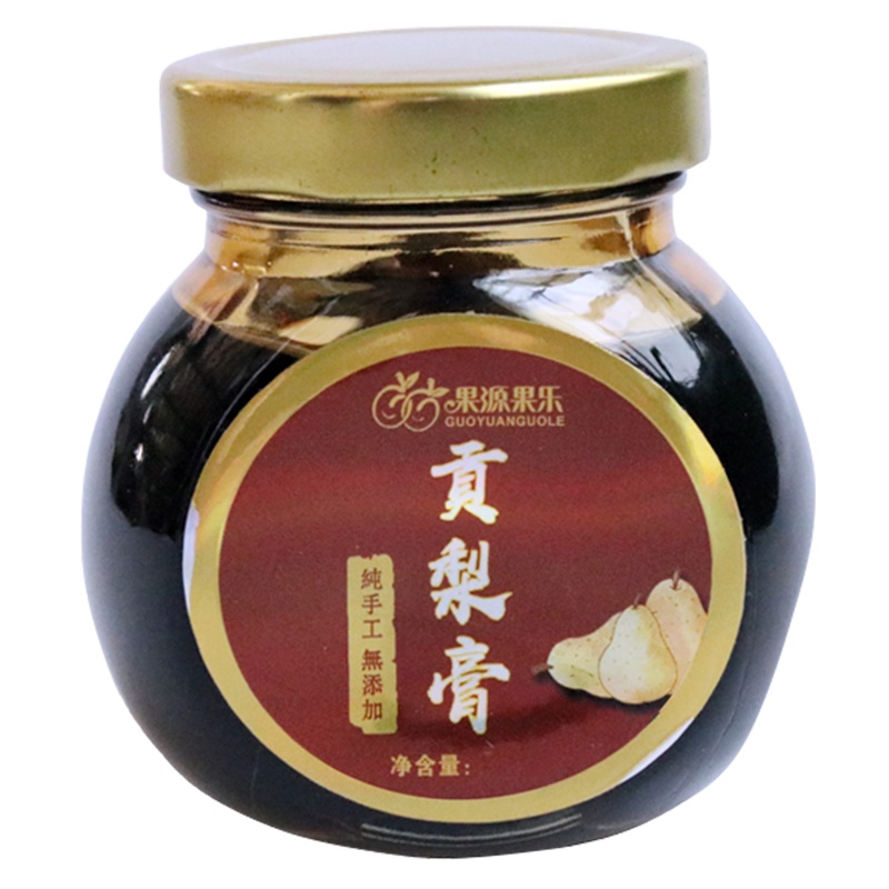 新年开运 果源果乐古法熬制冲饮贡梨膏300g*2雪梨膏礼盒装买一送3