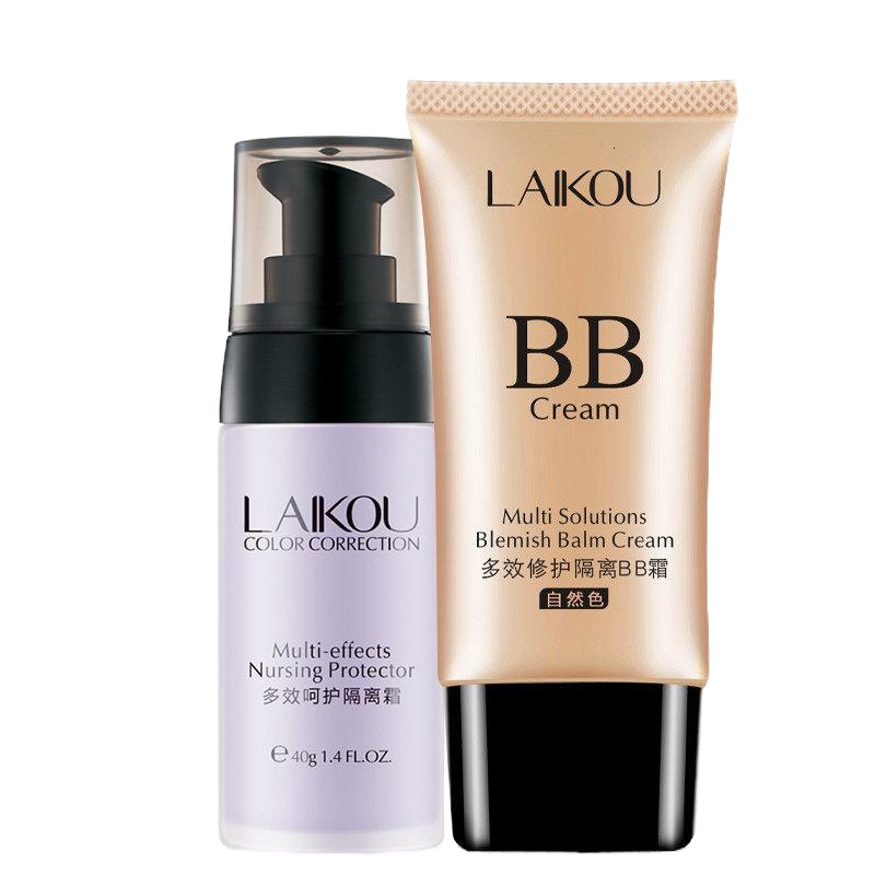 【备注需要的颜色型号】遮瑕bb霜女裸妆遮瑕强保湿持久平价好用的隔离霜妆前乳护肤品套装