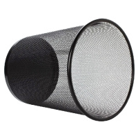 铁网装垃圾桶中号家用 黑色