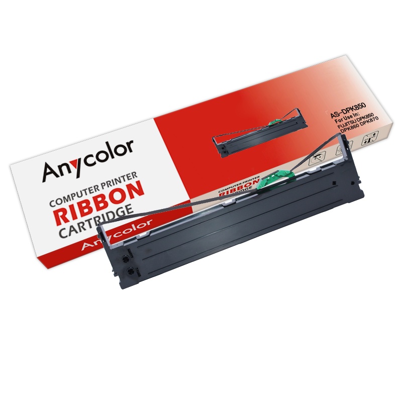 欣彩 DPK850色带(色带架含芯)黑色单支装(适用富士通DPK850 860 870)色带芯:12.7mm×12m