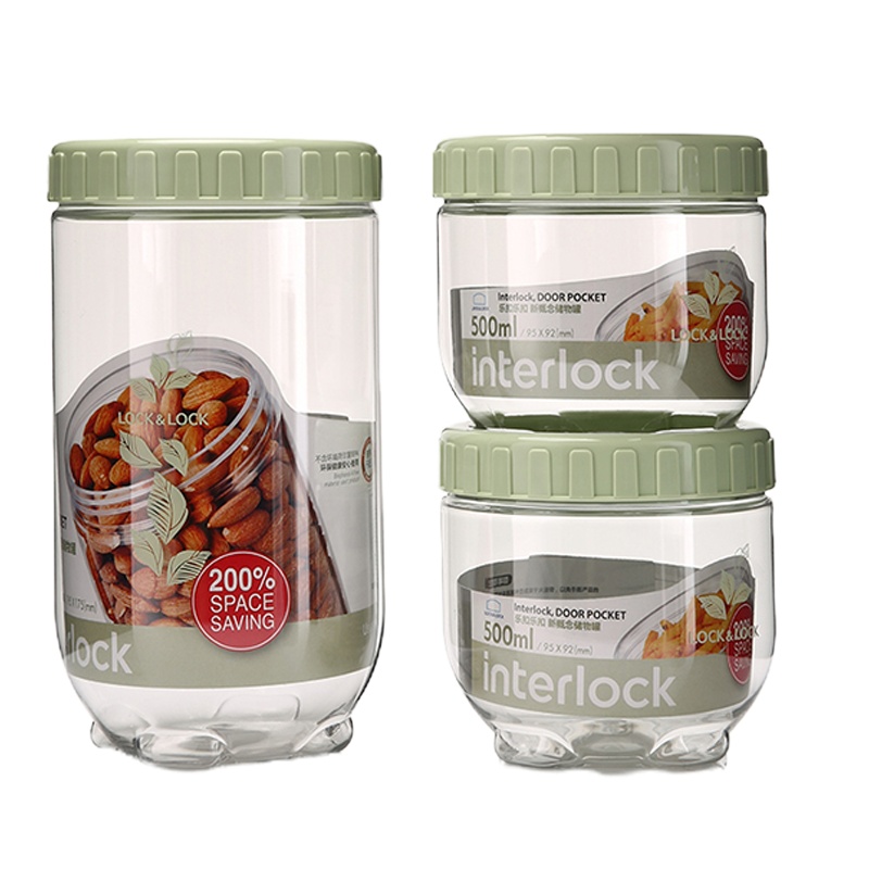 乐扣乐扣(LOCK&LOCK) 乐扣乐扣新概念储物罐三件套INL301S1FU