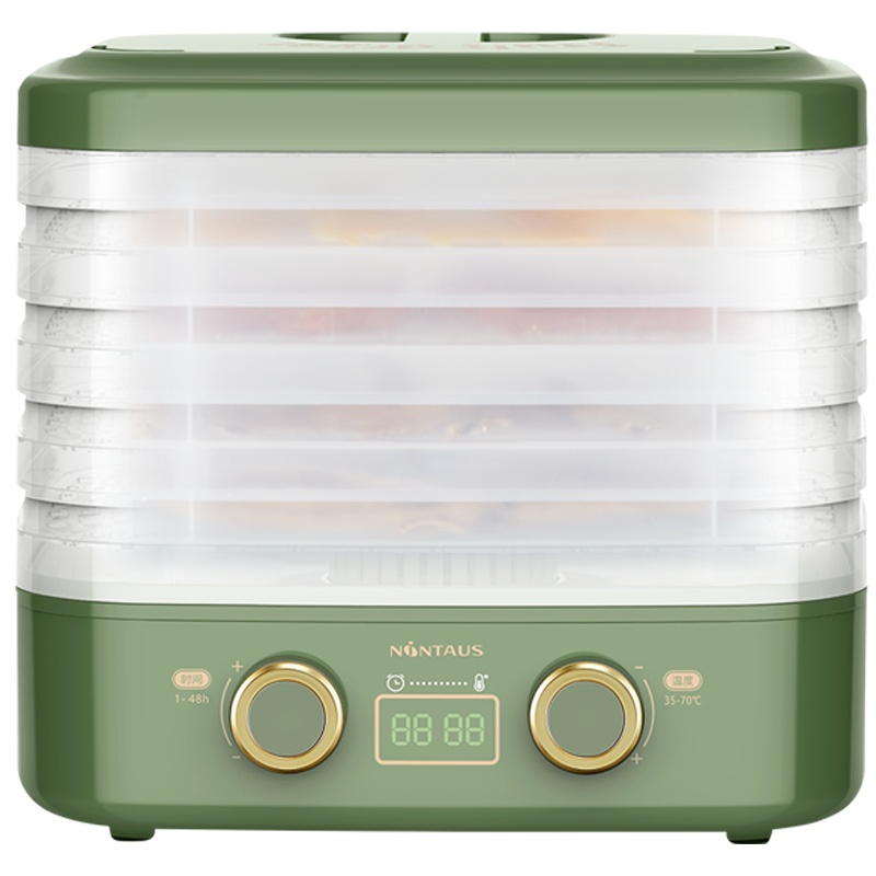 金正(NiNTAUS)干果机 绿色 食品风干机 家用小型水果肉类宠物零食烘干机 果蔬果干机 食物脱水机JZE-R2-B款