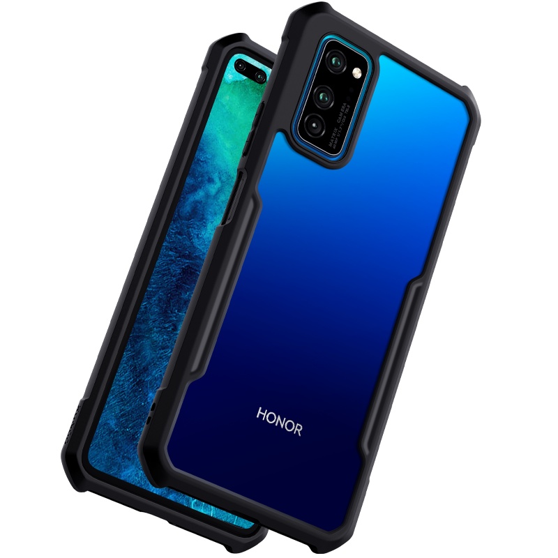 讯迪适用华为荣耀v30手机壳v30pro全包畅享20pro手机套气囊防摔外壳华为畅享20pro保护壳磨砂男透明软壳por