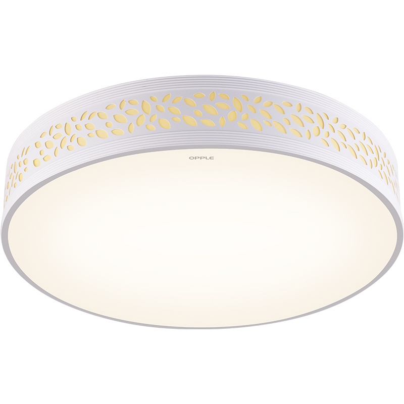 欧普照明led圆形温馨卧室房间餐厅书房吸顶灯具 现代简约浪漫