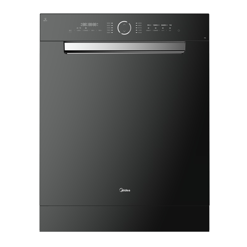 美的(Midea)13套家用嵌入式全自动洗碗机P60远红外热风烘干UV消毒除菌降噪长效鲜存智能洗碗机