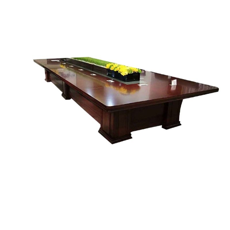 麦格尚 会议桌MGS-HYZ-C002 洽谈桌 长条谈判会客桌 长形办公桌 400*160*76cm 会议桌