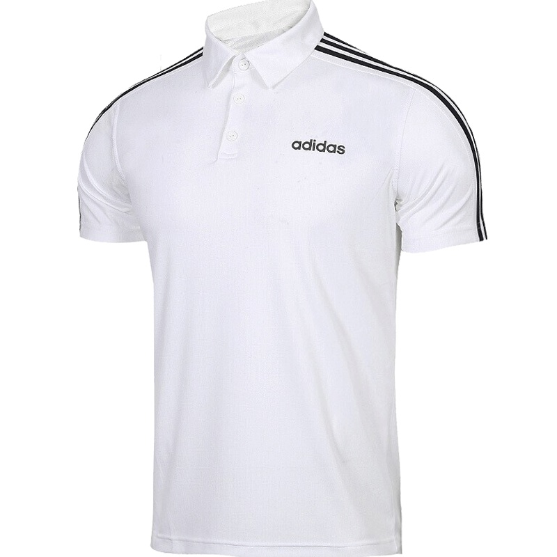 阿迪达斯短袖男2019年夏季新款男子运动休闲舒适 Polo衫T恤DU1258