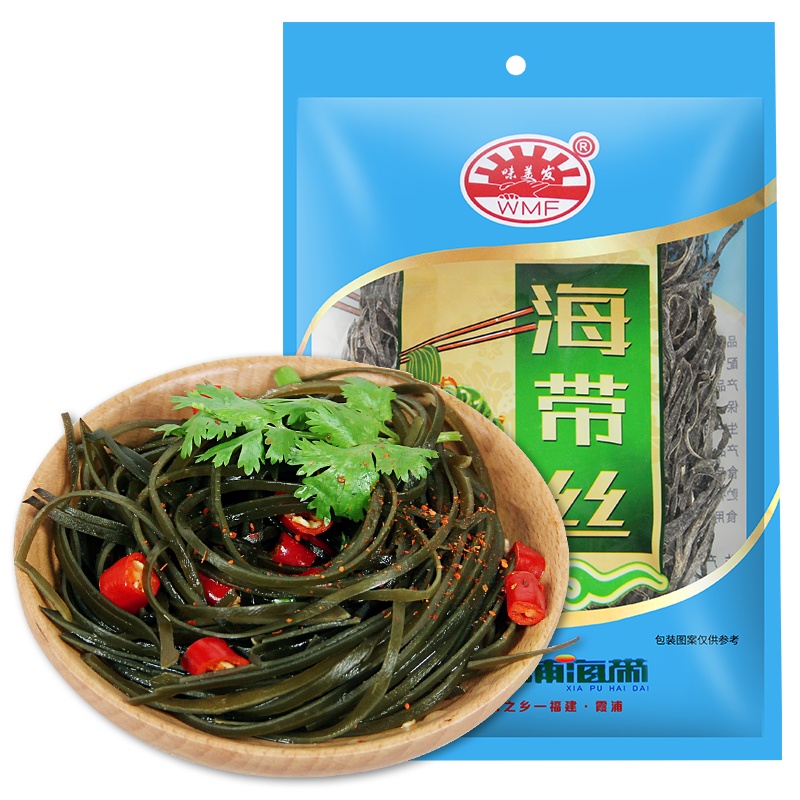 味美发 海产干货 海带丝100gX5袋 昆布丝凉拌煲汤食材