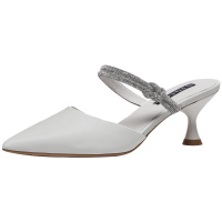 St&Sat/星期六穆勒鞋新款尖头细高跟宴会优雅女鞋SS11114031