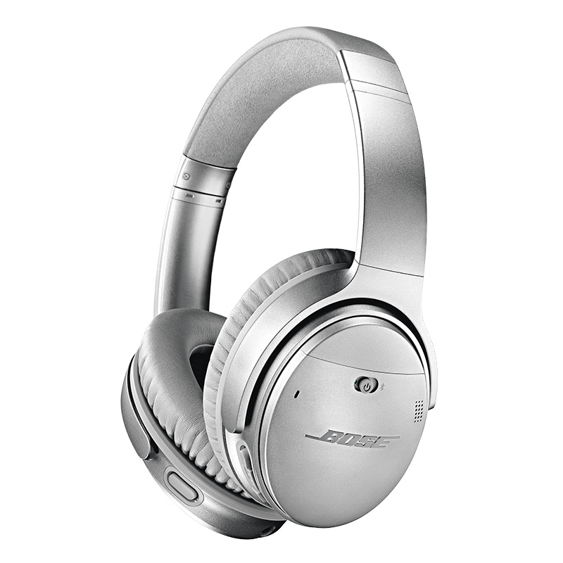 博士Bose QuietComfort 35 II QC35二代蓝牙降噪耳机 头戴式耳机 银色