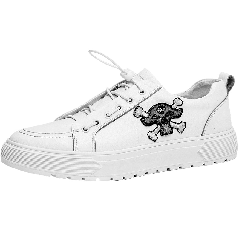 狄恩纪男鞋韩版小白鞋新款百搭运动休闲板鞋男士英伦嘻哈潮流鞋子