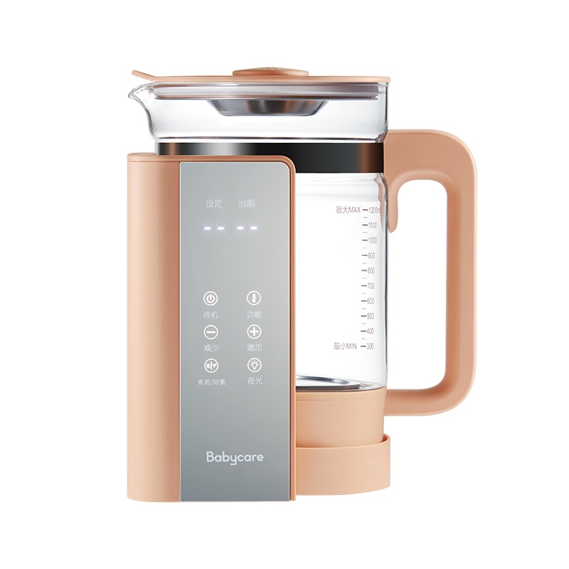 babycare 恒温调奶器 暖奶器智能冲奶机多功能恒温水壶温奶器 洛珊粉