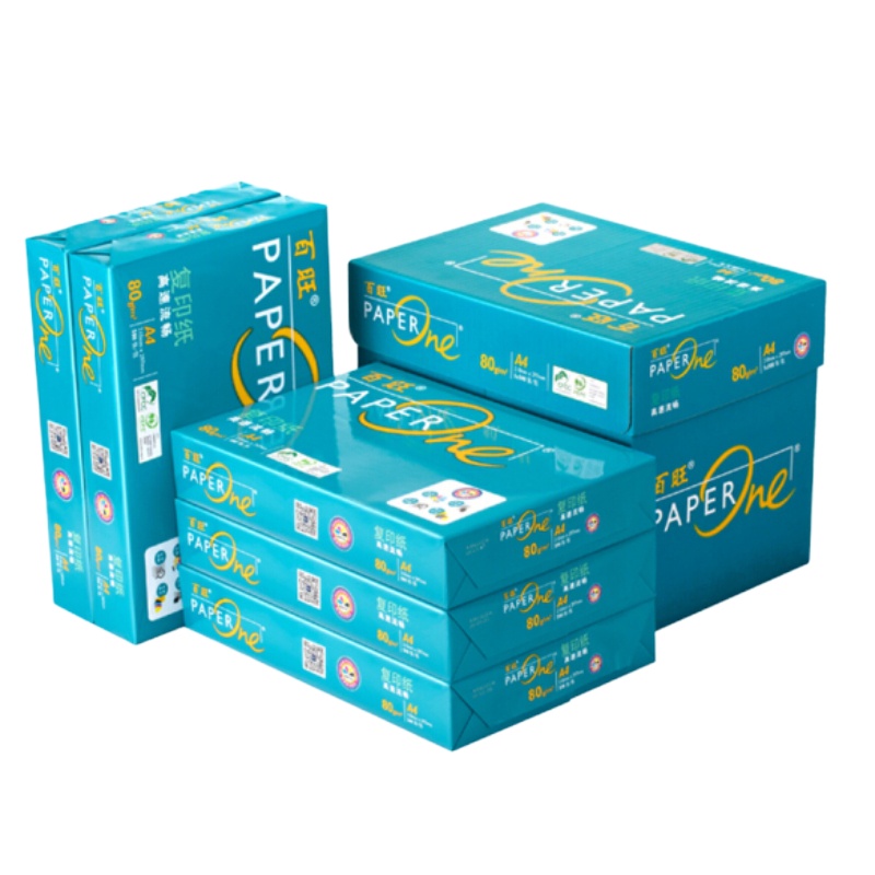 企购优品亚太森博 绿百旺 80g A4 复印纸 500张/包 5包/箱 2500张