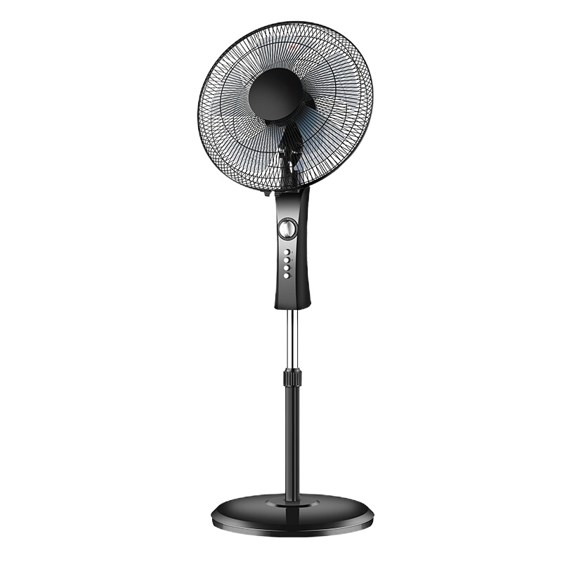 美菱 (MELING)电风扇 摇头静音机械版 落地扇 MFS-40 黑色