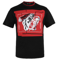 VERSACE 范思哲一线男士黑色圆领美杜莎头像印花T恤（偏大1码） A78907 A201952 A008