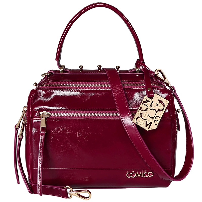 COMICO高美高女款铆钉装饰小包单肩手提斜挎包C4999