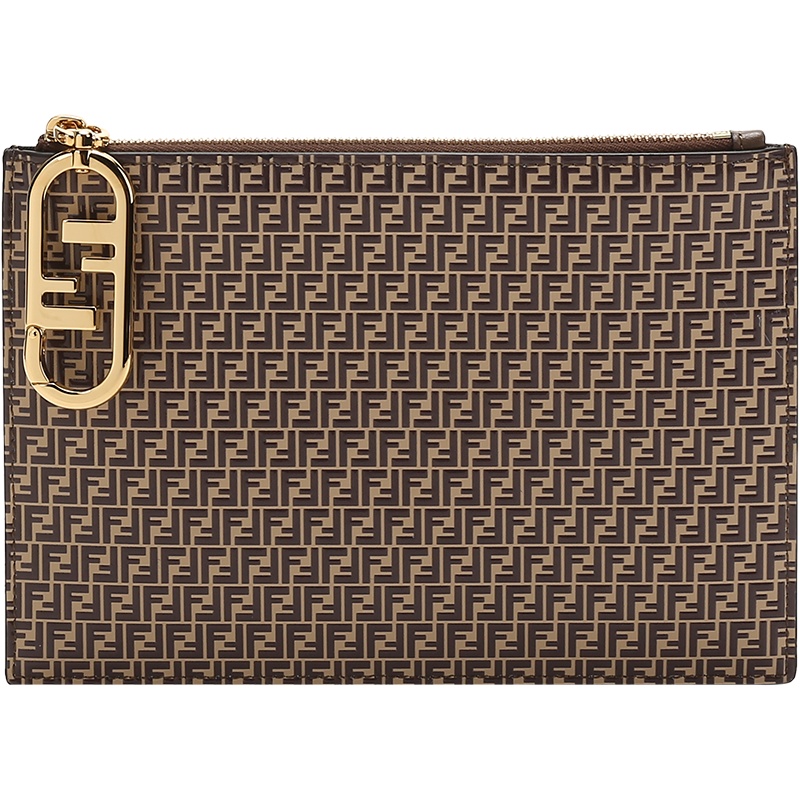 芬迪 FENDI 女士皮革手拿包挂饰包8N0184 AHM1