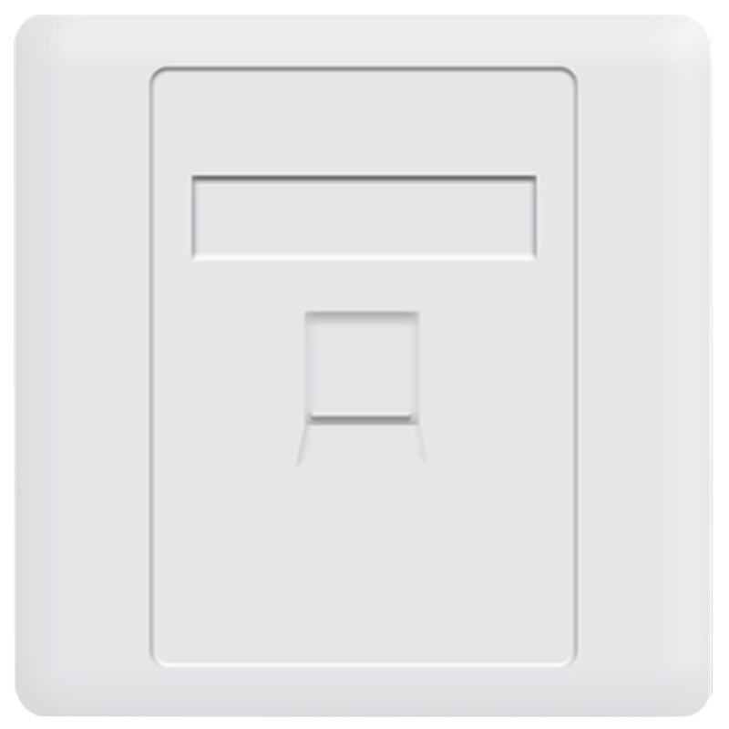 ABLEMEN 单口面板 86型面板(不带模块)2个装