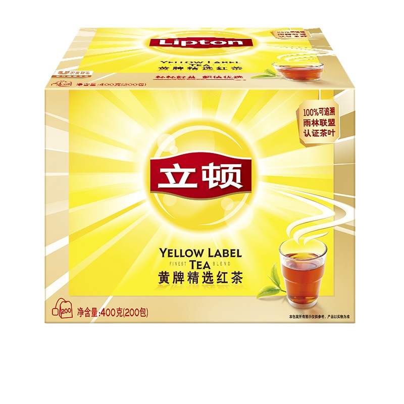 立顿 黄牌精选红茶S200 400g/盒（新包装） ZX
