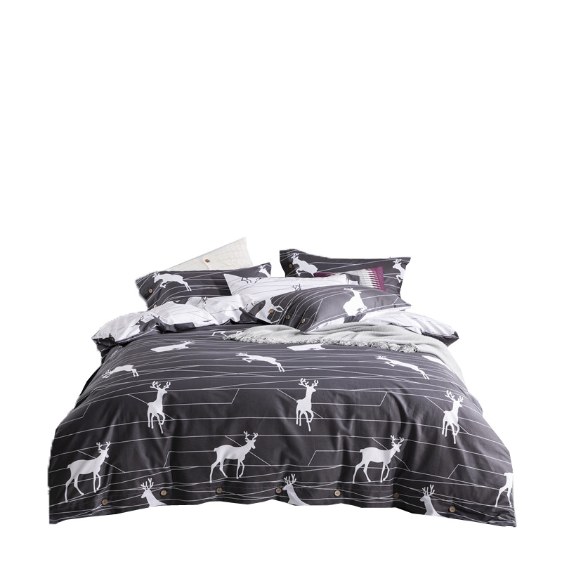 吉岳Giyou 新款多色欧式活性印花 系列床品套装