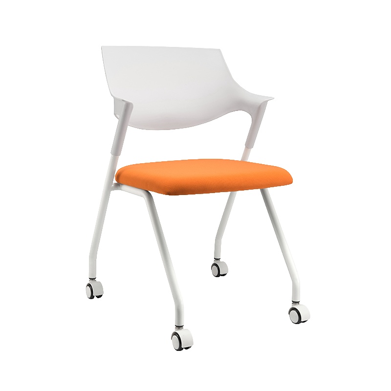匡大 办公椅培训椅带脚轮可移动会议椅