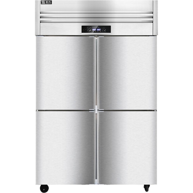 圣托(Shentop)不锈钢厨房冷藏柜商用 冷藏冷冻双温立式冷柜 四门冰柜商用大容量冰箱 STLN-GS24