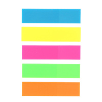 晨光(M&G)文具5色PET荧光便利贴 优事贴便签本子 20页/条YS-20