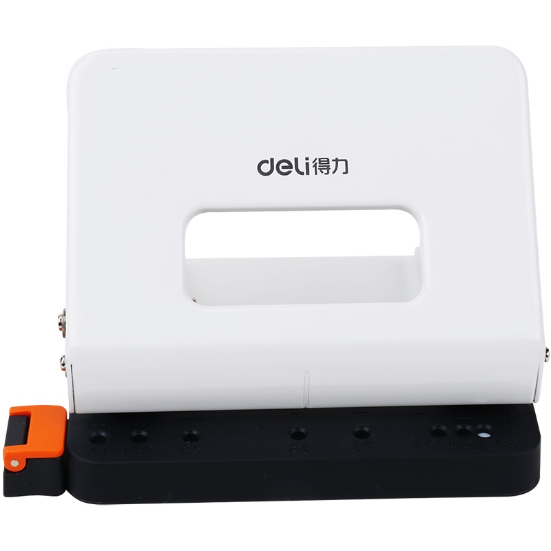 得力deli 0141 打孔机 颜色随机 文具装订 活页本打洞器打眼机 圆形孔打孔器 装订圈 手工纸张DIY多功能办公用