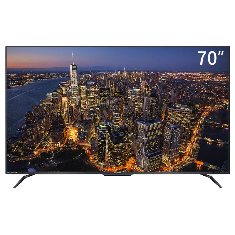 夏普/SHARP 70A7AC 70吋4K超清AI煌彩远场语音平板纤薄液晶电视机