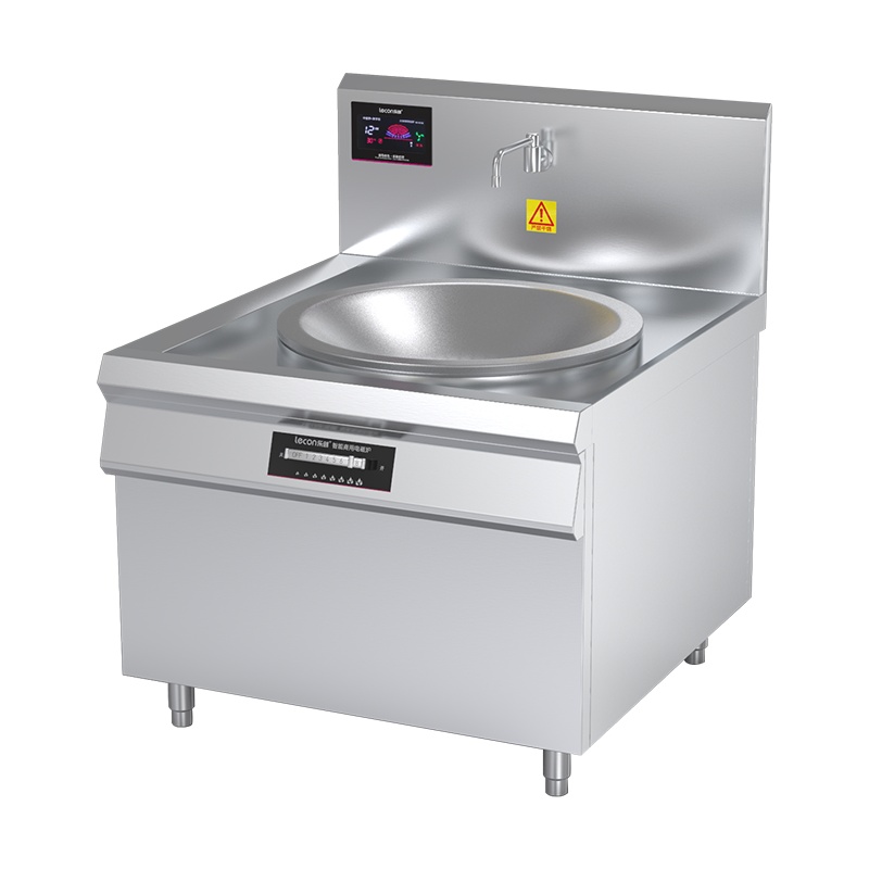 乐创(Lecon)商用电磁炉单头电磁灶30WK大功率直径1000 380V8档控制 工程款 LC-J-A100D