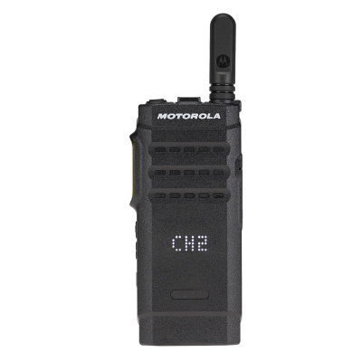 摩托罗拉(MOTOROLA)SL1M UHF数字对讲机 轻便简单操作 LED矩阵显示屏 IP54级防水防尘 256个信道