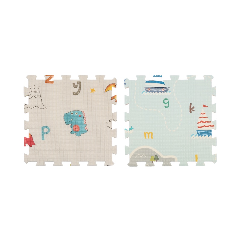 澳乐爬行垫XPE环保婴儿玩具拼图泡沫地垫拼接垫加厚宝宝爬爬垫 森林拼接垫XPE材质60*60*厚2cm(9片装)