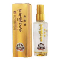 52度百年泸州老窖窖龄酒60年小酒浓香型125ml*1瓶 单瓶装