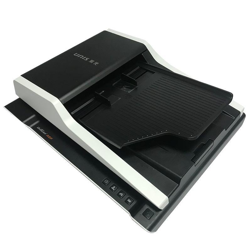 紫光(Uniscan)F2125平板及馈纸式双平台扫描仪 A4彩色高清双面高速批量扫描 每分钟25张/50面 黑色