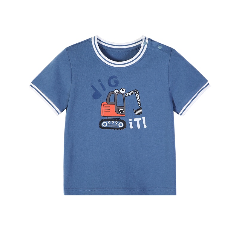 猫人儿童短袖t恤男童夏季薄款打底衫宝宝外穿上衣中小童纯棉上衣