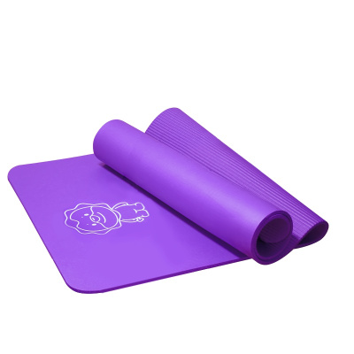 爱玛莎瑜伽垫加宽90CM防滑健身垫男士加厚10mm高弹瑜伽垫舞蹈垫三件套