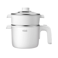 阳朗 多功能电煮锅YG4019 2档火力快速沸腾电煮锅拥有2档火力(粉色、白色随机发货)