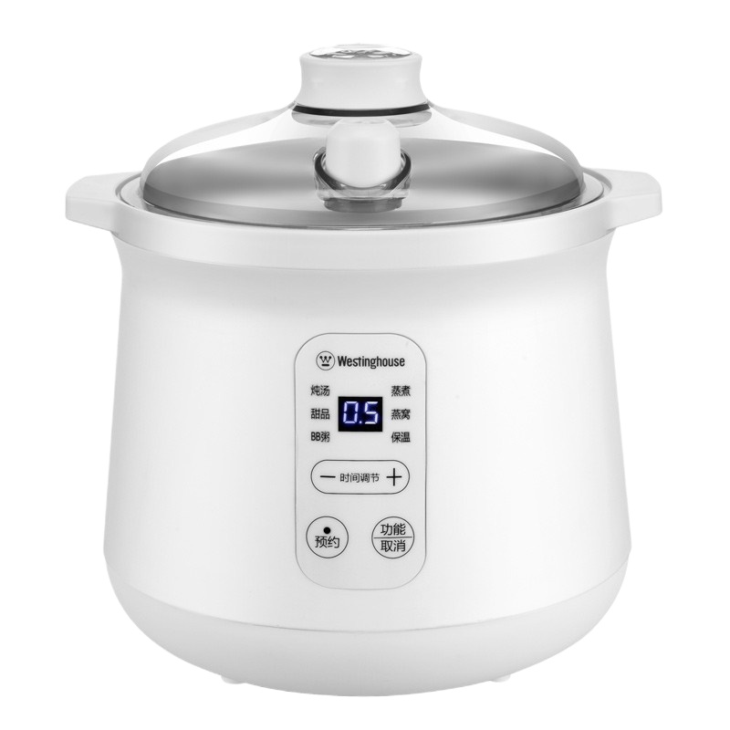 西屋(Westinghouse) 电炖锅燕窝炖盅隔水炖家用全自动煲汤锅电炖盅WDZ-121 单个装