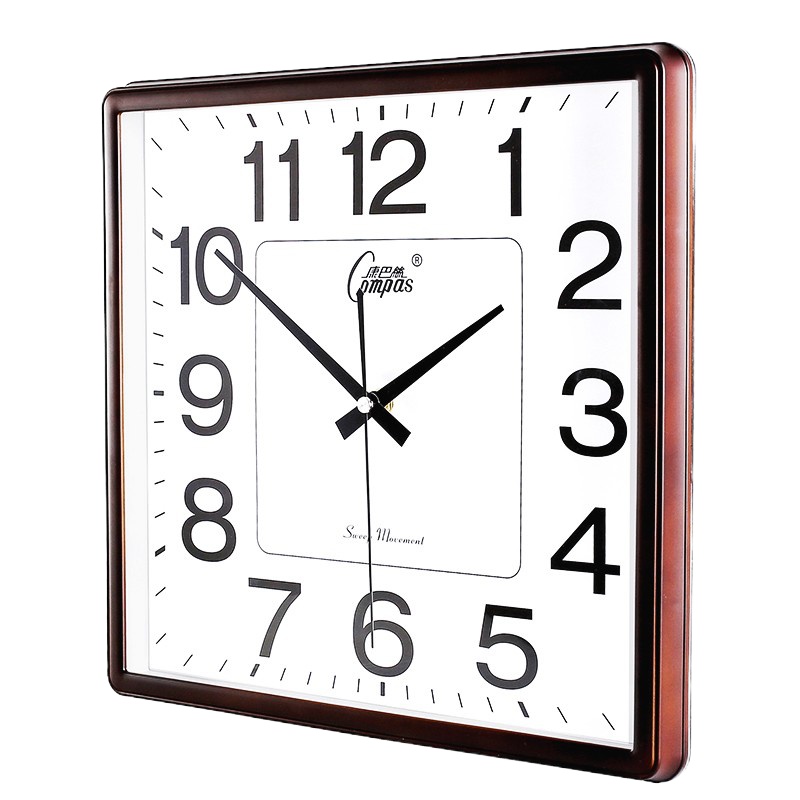 企购优品挂钟 静音走时客厅钟表挂墙 简约创意时钟时尚石英钟