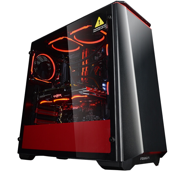 宁美国度 N5E-778K 第9代i7 9700K/ GTX2080/西数240G M.2/高端水冷台式游戏电脑主机DIY组装机