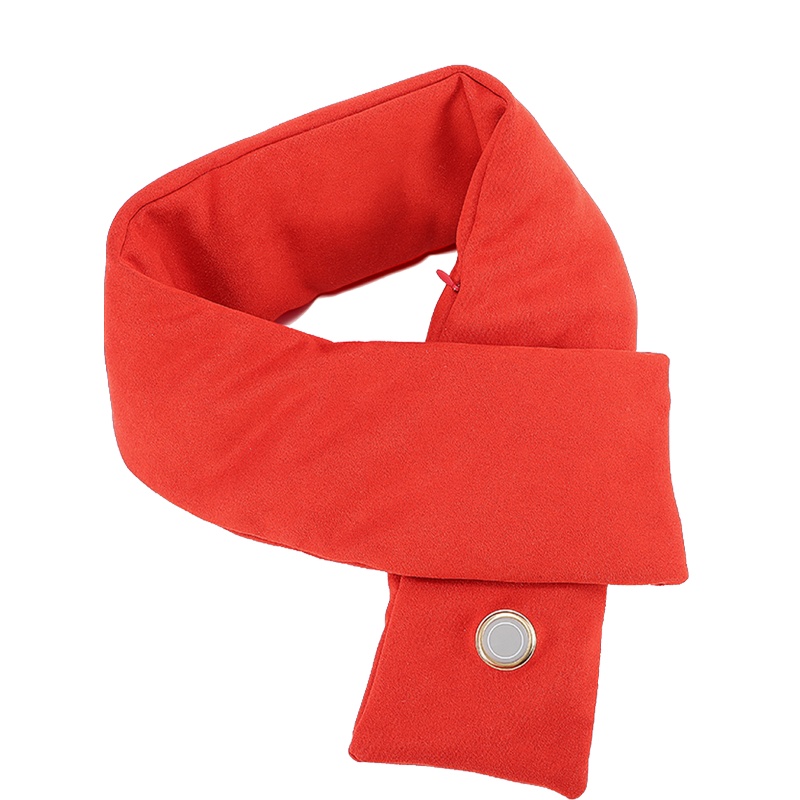 苏宁宜品发热围巾秋冬防寒保暖颈椎恒温55°保暖围巾围脖智能加热保暖神器冷艳灰