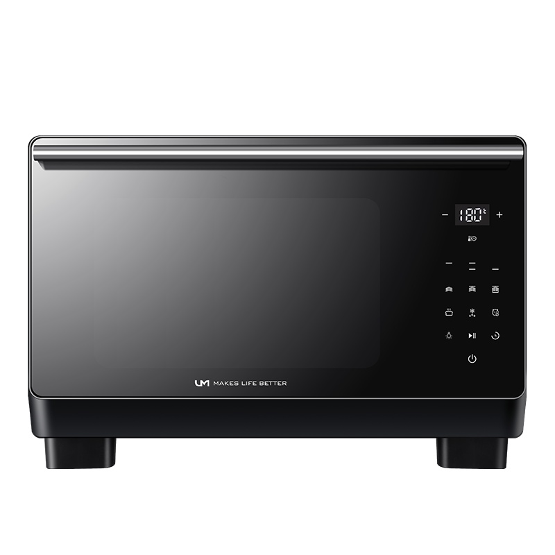 优盟(UM)UR12台式电蒸箱烤箱家用26L大容量家用烘焙多功能蒸烤二合一体机 电烤箱台式