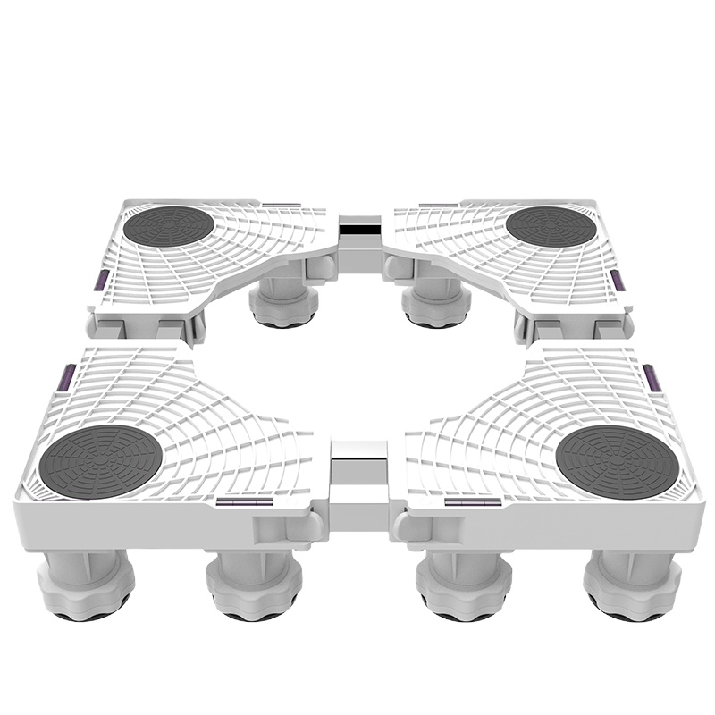 MS 洗衣机底座固定支架 洗衣机双杆加高托架空调冰箱底置物架座架西门子松下三洋美的海尔小天鹅 通用架子