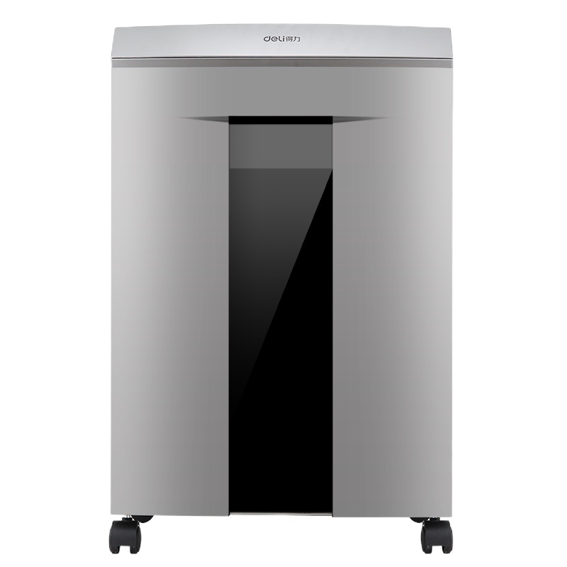 得力(deli)9958碎纸机 单次可碎10张 20L 4级保密60分钟连续碎纸文件粉碎碎纸机