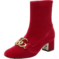 GUCCI 古驰 GUCCI女鞋 织物中跟及踝靴短靴 525332 K4DD0